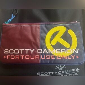 New SCOTTY CAMERON GALLERY PATCHWORK Circle T Cash Bag  Golf One of a kind Rare